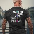 Mcintyre Knight Wood Knight Wahlberg Men's T-shirt Back Print Gifts for Old Men