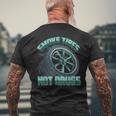 Mechanic Car Guy Smoke Tires Not Drugs Men's T-shirt Back Print Gifts for Old Men