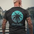 Medellín Colombia T-Shirt mit Rückendruck Geschenke für alte Männer