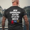 Mein Superherden Costume Ist In Der Wäig Celebration T-Shirt mit Rückendruck Geschenke für alte Männer