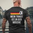 Mein Trikot Ist In Der Wäse German Football T-Shirt mit Rückendruck Geschenke für alte Männer