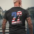 Memorial 22 A Day Veteran Lives Matter Mens Back Print T-shirt Gifts for Old Men