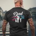 Mens Dad A Son's First Hero A Daughter's First Love Mens Back Print T-shirt Gifts for Old Men