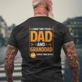 Mens I Have Two Titles Dad And Granddad Granddad Father's Day Mens Back Print T-shirt Gifts for Old Men