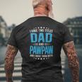 Mens I Have Two Titles Dad And Pawpaw Father's Day Mens Back Print T-shirt Gifts for Old Men