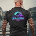 Mens Unclesaurus Dinosaurrex Father's Day For Dad Mens Back Print T-shirt Gifts for Old Men