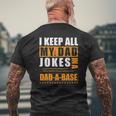 Mens Vintage Dad Jokes Happy Father's Day For The Best Dad Ever Mens Back Print T-shirt Gifts for Old Men