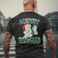 Merry Rizz-Mas Men's T-shirt Back Print Gifts for Old Men