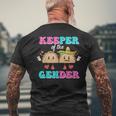Mexican Gender Reveal Keeper Of The Gender Taco Men's T-shirt Back Print Gifts for Old Men