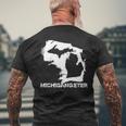 Michigangster Michigan Men's T-shirt Back Print Gifts for Old Men