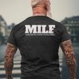 Milf Definition Master In Living Fearlessly Men's T-shirt Back Print Gifts for Old Men