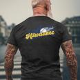 Milwaukee Baseball Vintage City Skyline Retro Baseball Lover Men's T-shirt Back Print Gifts for Old Men