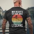 Mir Reicht's Ich Fahr' Nach Leogang Mountainbiking Mtb T-Shirt mit Rückendruck Geschenke für alte Männer