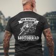 Mir Reicht's Ich Geh Motorcycle Fahren Cool Biker Saying S T-Shirt mit Rückendruck Geschenke für alte Männer