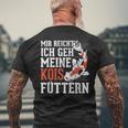 Mir Reicht's Kois Feeding Fish Aquarium Koi T-Shirt mit Rückendruck Geschenke für alte Männer