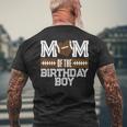 Mom Of The Birthday Boy Football Lover First Birthday Party Men's T-shirt Back Print Gifts for Old Men