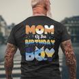 Mom And Dad Birthday Boy Dog Family Matching Men's T-shirt Back Print Gifts for Old Men