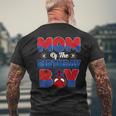 Mom And Dad Birthday Boy Spider Family Matching Men's T-shirt Back Print Gifts for Old Men