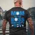 Mom And Dad Of The Boss Birthday Boy Baby Family Party Decor Men's T-shirt Back Print Gifts for Old Men