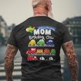Mom Transportation Birthday Airplane Cars Fire Truck Train Men's T-shirt Back Print Gifts for Old Men