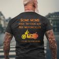 Some Moms Biker Moms With Tattoos And Motorcycles Bikes Men's T-shirt Back Print Gifts for Old Men