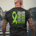 Motivational Support Warrior Mental Health Awareness Men's T-shirt Back Print Gifts for Old Men