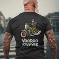 Motorcycle Drag Racing Sprints Voodoo Bike Rider Men's T-shirt Back Print Gifts for Old Men