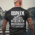 With Motorcycle Rider Der Tut Nix Der Will Nur Motorcycle Fahren T-Shirt mit Rückendruck Geschenke für alte Männer