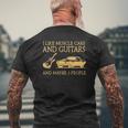 I Like Muscle Cars And Guitars And Maybe 3 People Mens Back Print T-shirt Gifts for Old Men