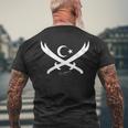 Mustafa Kemal Atatürk Zülfikar Alevilik Alevi Hz Ali T-Shirt mit Rückendruck Geschenke für alte Männer