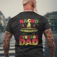 Nacho Average Dad Cinco De Mayo Father Poncho Hat Men's T-shirt Back Print Gifts for Old Men