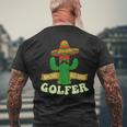 Nacho Average Golfer Golfing Lover Golf Tournament Hobby Men's T-shirt Back Print Gifts for Old Men