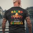 Nacho Average Grandpa Papa Cinco De Mayo Mexican Fiesta Men's T-shirt Back Print Gifts for Old Men