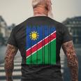 Namibian Flag Namibia Vintage Namibia T-Shirt mit Rückendruck Geschenke für alte Männer