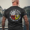 Nature Is My Religion And The Earth Is My Church Men's T-shirt Back Print Gifts for Old Men