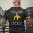 Navy Mom Pride Men's T-shirt Back Print Gifts for Old Men