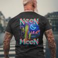 Neon Moon Retro Western Men's T-shirt Back Print Gifts for Old Men