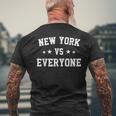 New York Vs Everyone Season Trend Men's T-shirt Back Print Gifts for Old Men