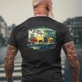 No My Truck Isn't Done Yet Auto Enthusiast Men's T-shirt Back Print Gifts for Old Men