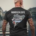 Nordschleife Grüne Hölle Motorsport 24 Hour Racing Fan T-Shirt mit Rückendruck Geschenke für alte Männer