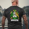 O'connell Coat Of Arms Irish Family Crests Mens Back Print T-shirt Gifts for Old Men