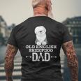 Old English Sheepdog Dad Dog Lover Father's Day Men's T-shirt Back Print Gifts for Old Men