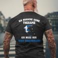 Optimiertes Titel: Ich Brauche Keine Therapie, Nur Griechenland Besuch Kurzärmliges Herren-T-Kurzärmliges Herren-T-Shirt Geschenke für alte Männer