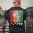 Oyster Retro Style Vintage Animal Lovers Men's T-shirt Back Print Gifts for Old Men