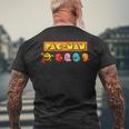 Pac-Man T-Shirt mit Rückendruck Geschenke für alte Männer