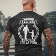 Padrino Y Ahijada Un Pacto Perida Bautizo Regalo Padrino Camiseta Hombre Estampado Espalda Regalos para ancianos