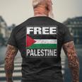Palestina Bandera Palestina Free Palestine Gaza Sin Mangas Camiseta Hombre Estampado Espalda Regalos para ancianos