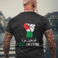 Palestine Grip Bandera De Palestina Libre De Alquds Camiseta Hombre Estampado Espalda Regalos para ancianos