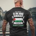 Palestinian Territory In My Head Men's T-shirt Back Print Gifts for Old Men