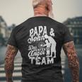 Papa & Sohn Das Perfekte Angel Team Fishing Fishing T-Shirt mit Rückendruck Geschenke für alte Männer